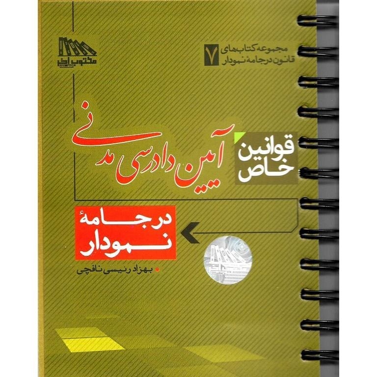 کتاب قوانین خاص آیین دادرسی مدنی در جامه نمودار بهزاد رئیسی انتشارات مکتوب آخر